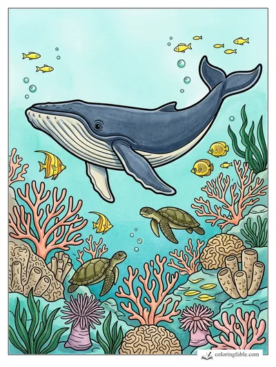 Colored example of this coloring page
