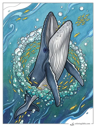 Colored example of this coloring page