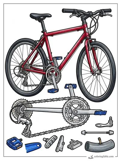 Colored example of this coloring page