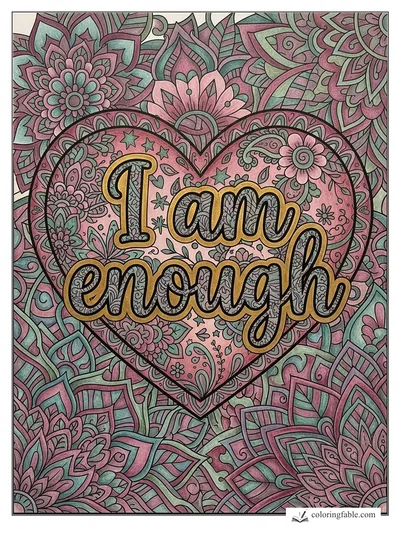 Colored example of this coloring page