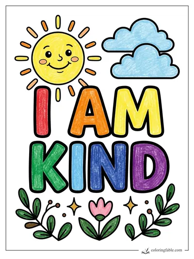 Colored example of this coloring page