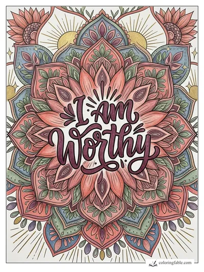 Colored example of this coloring page