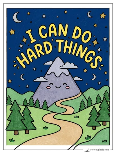 Colored example of this coloring page