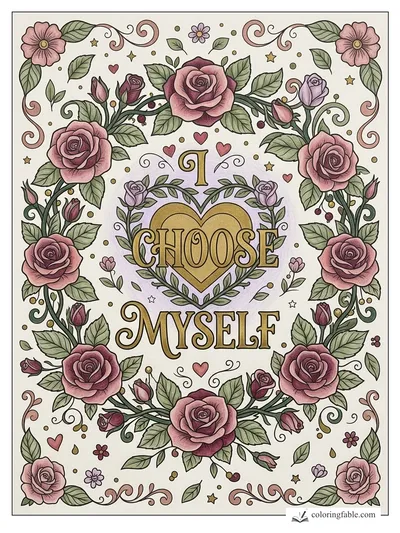 Colored example of this coloring page