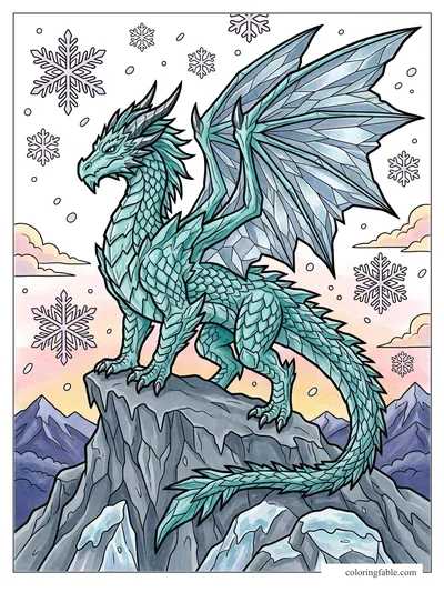 Colored example of this coloring page