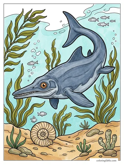 Colored example of this coloring page