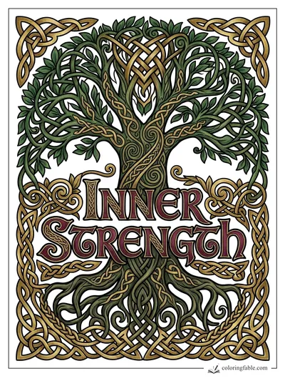 Colored example of this coloring page