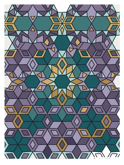Finished color by number solution