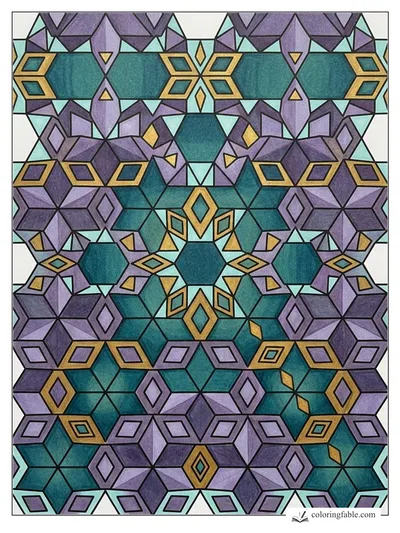 Colored example of this coloring page