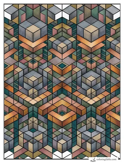 Colored example of this coloring page