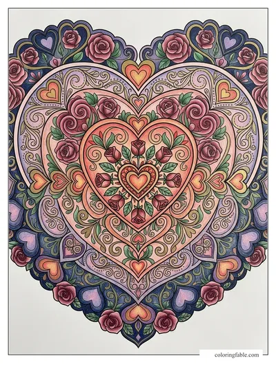 Colored example of this coloring page
