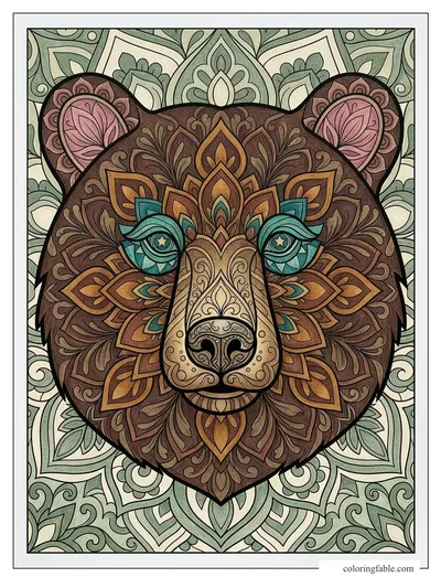 Colored example of this coloring page