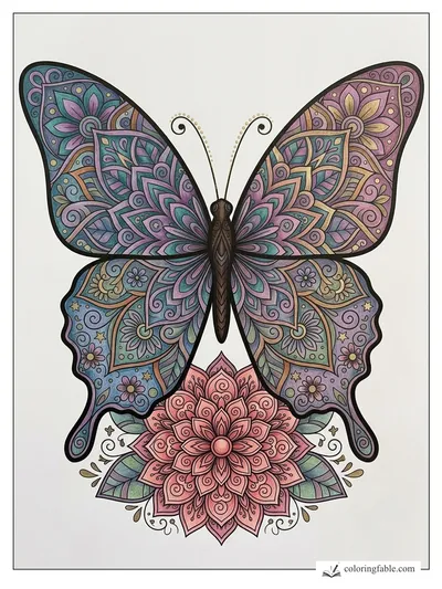 Colored example of this coloring page