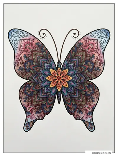Colored example of this coloring page