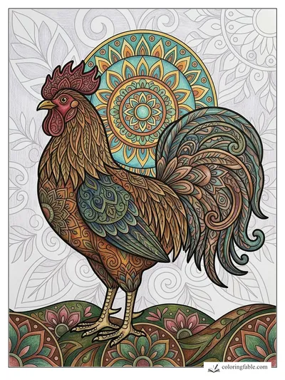 Colored example of this coloring page