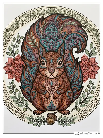 Colored example of this coloring page