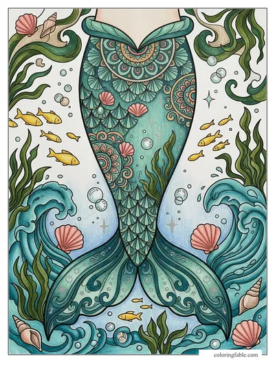 Colored example of this coloring page