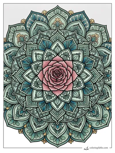 Colored example of this coloring page