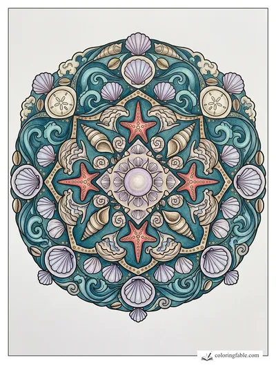 Colored example of this coloring page