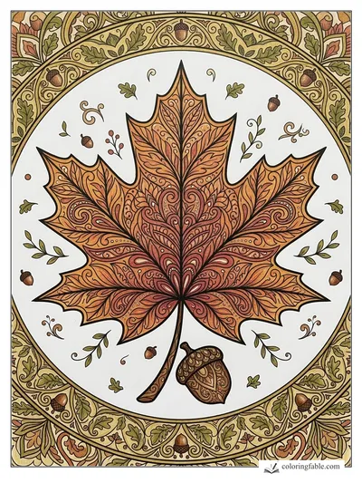 Colored example of this coloring page