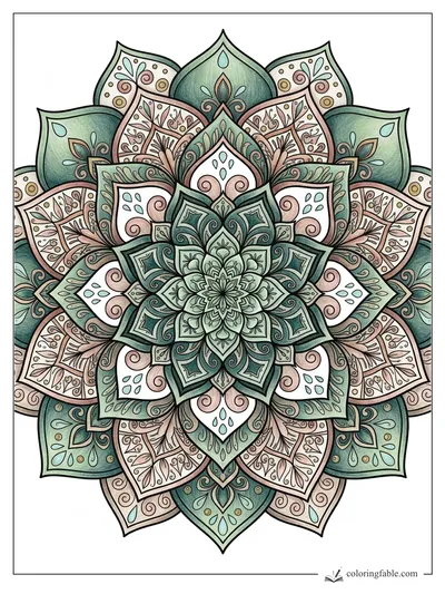 Colored example of this coloring page