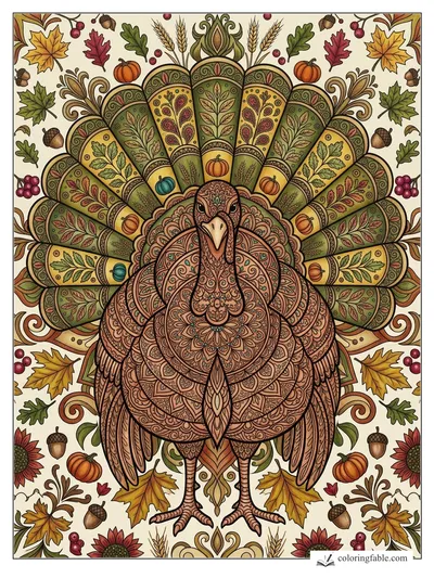 Colored example of this coloring page