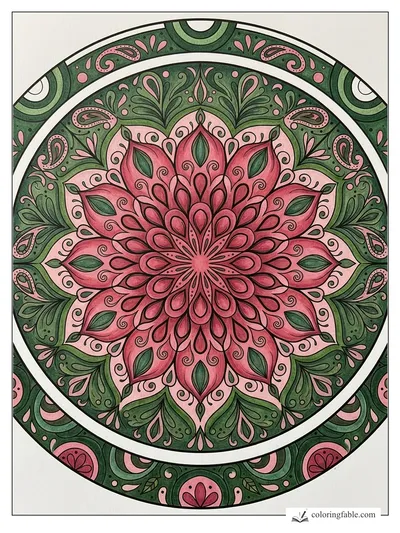 Colored example of this coloring page