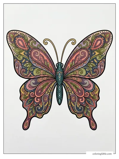 Colored example of this coloring page