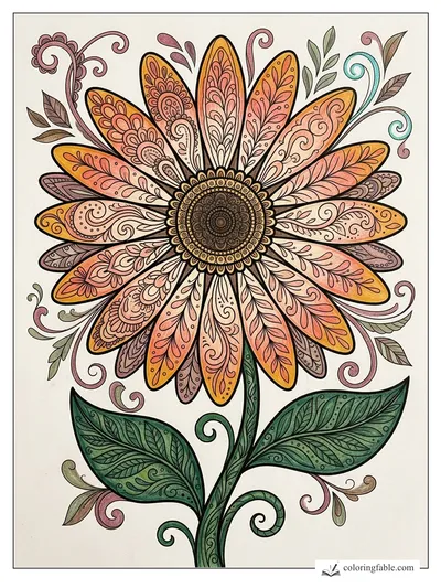 Colored example of this coloring page