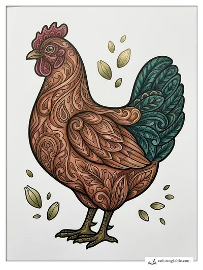 Colored example of this coloring page
