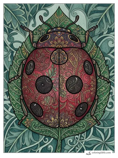 Colored example of this coloring page