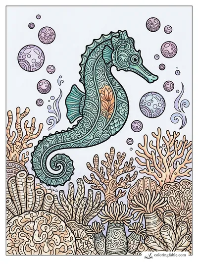 Colored example of this coloring page