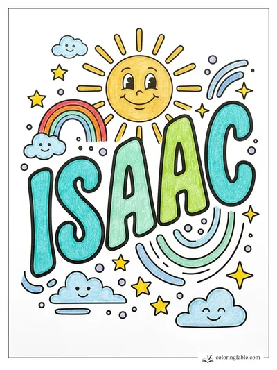 Colored example of this coloring page