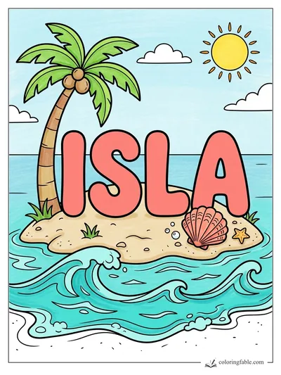 Colored example of this coloring page