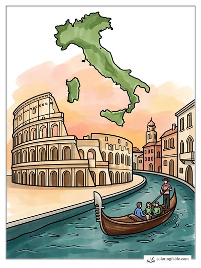 Colored example of this coloring page
