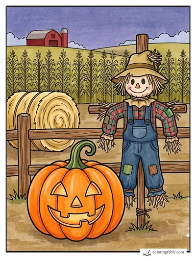Colored example of this coloring page