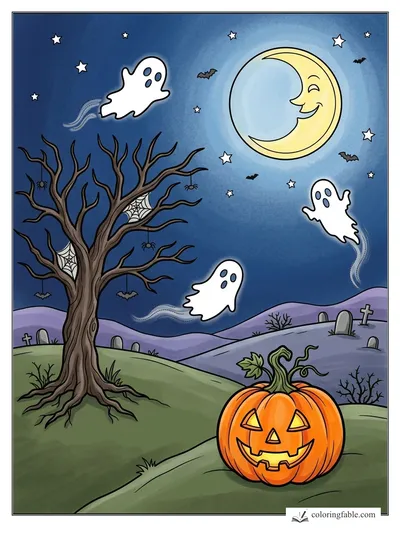 Colored example of this coloring page