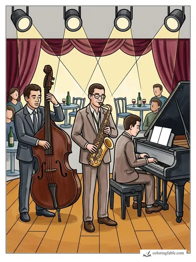 Colored example of this coloring page