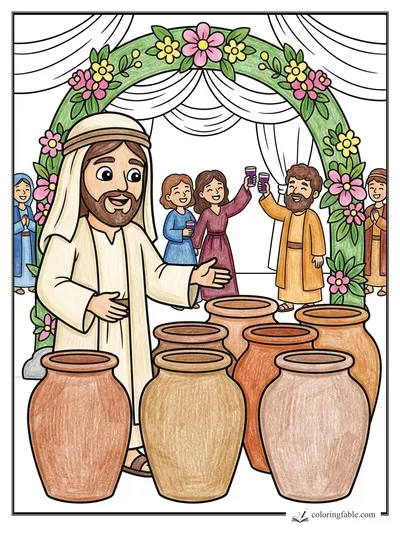 Colored example of this coloring page