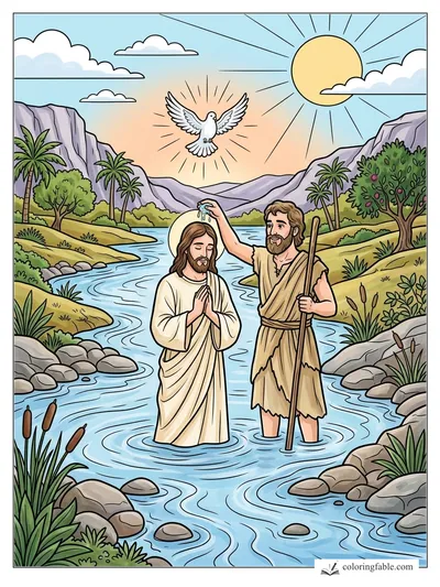 Colored example of this coloring page