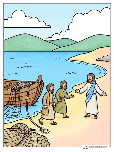 Colored example of this coloring page