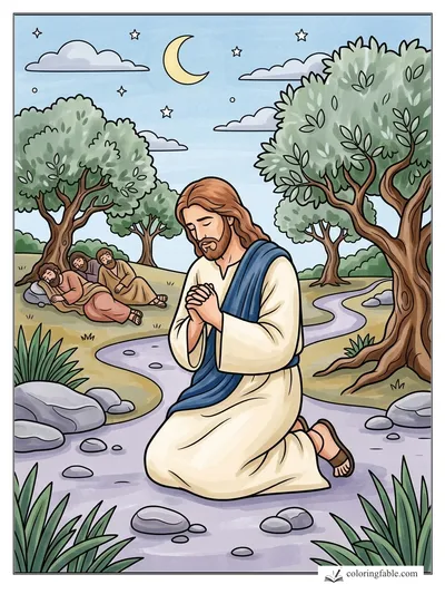 Colored example of this coloring page