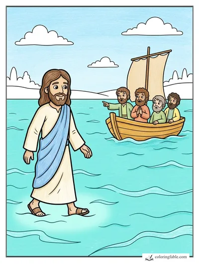 Colored example of this coloring page