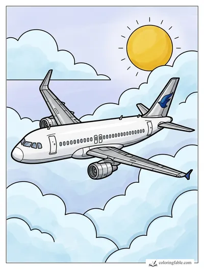 Colored example of this coloring page