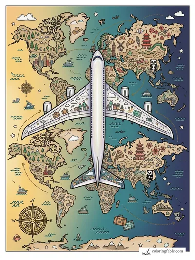 Colored example of this coloring page