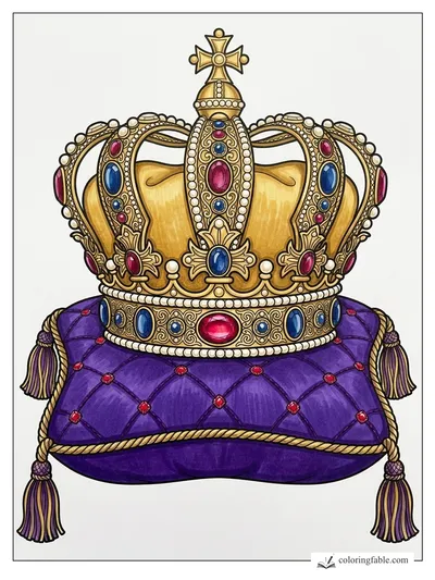 Colored example of this coloring page