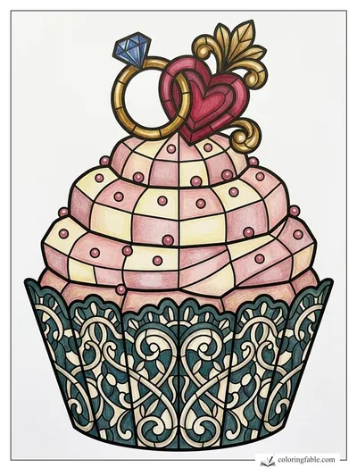 Colored example of this coloring page