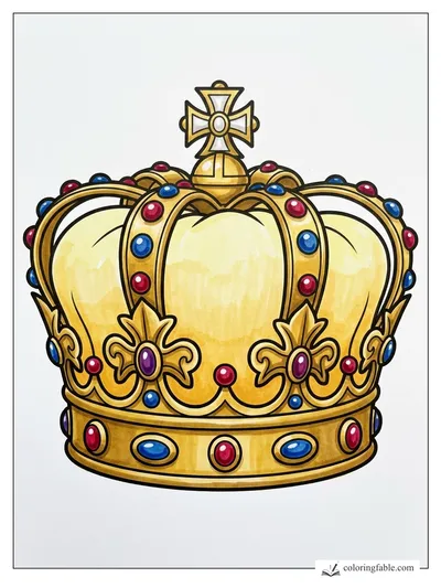 Colored example of this coloring page