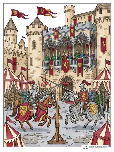 Colored example of this coloring page