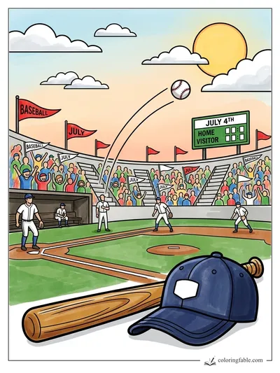 Colored example of this coloring page
